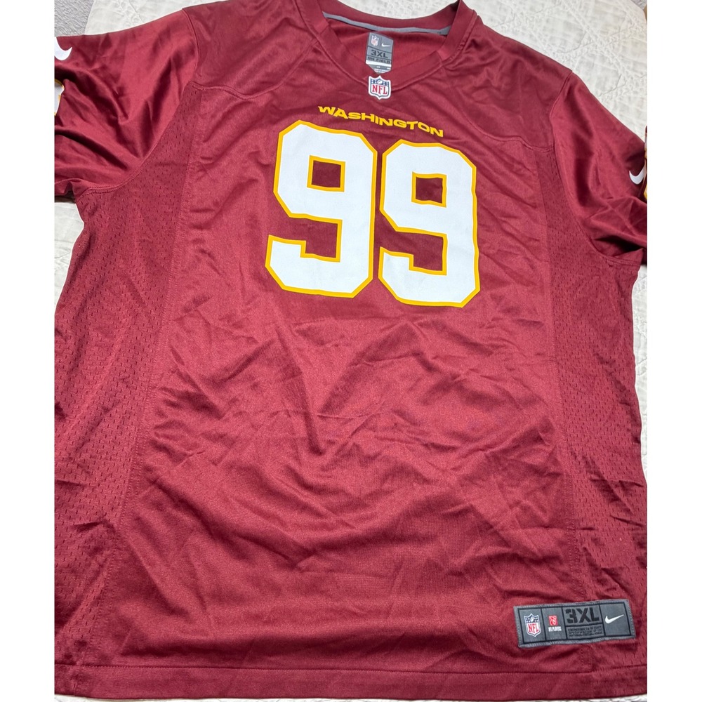 Nike Washington redskins Football Jersey Mens 3XL Burgundy Young NFL On Field